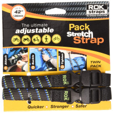 OXFORD ROK Straps MD 16mm Adj Black + Blue/Green - ROK305