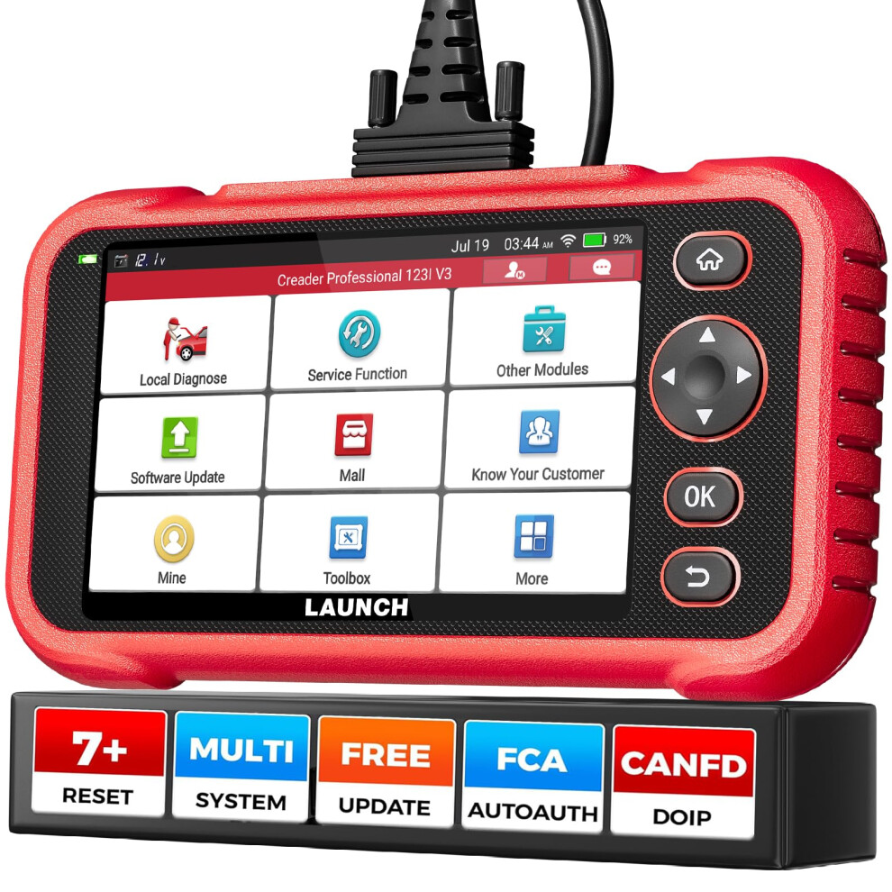 Launch Obd2 Scanner Crp123e V3.0 Car Diagnostic Tool Engine Abs Srs 5008484786699