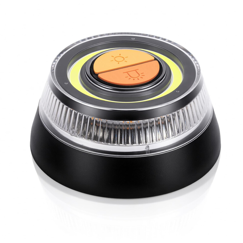 Emergency Warning Led Rotating Beacon With 3 Flash Modes, Battery-Operated Warning With Magnet, Emergency Strobe S For Car & Motorc Light 4291036780691