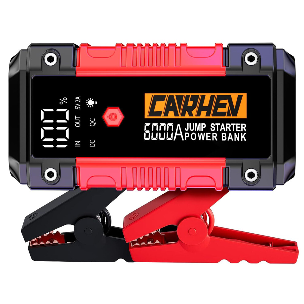 Carhev 6000A Jump Starter Power Pack, Car Battery Booster Jump 5000446288548