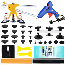 Manelord Car Dent Puller Kit, Auto Dent Removal Tool with Golden Lifter Paintless Dent Repair Set