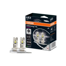 OSRAM LEDriving HL EASY H3, LED high and low beam lamp, Cool White 6500K, no accessory needed, offroad use only - no ECE, 2 lamps