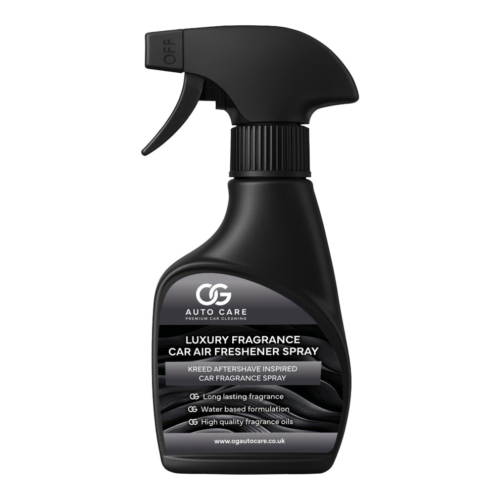 Og Auto Care Kreed Aftershave Inspired Car Fragrance Spray Â 250 Ml Black 5008394810200