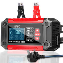 Car Battery Tester & All-in-One Charger EAFC 12V 6A Smart Car Battery