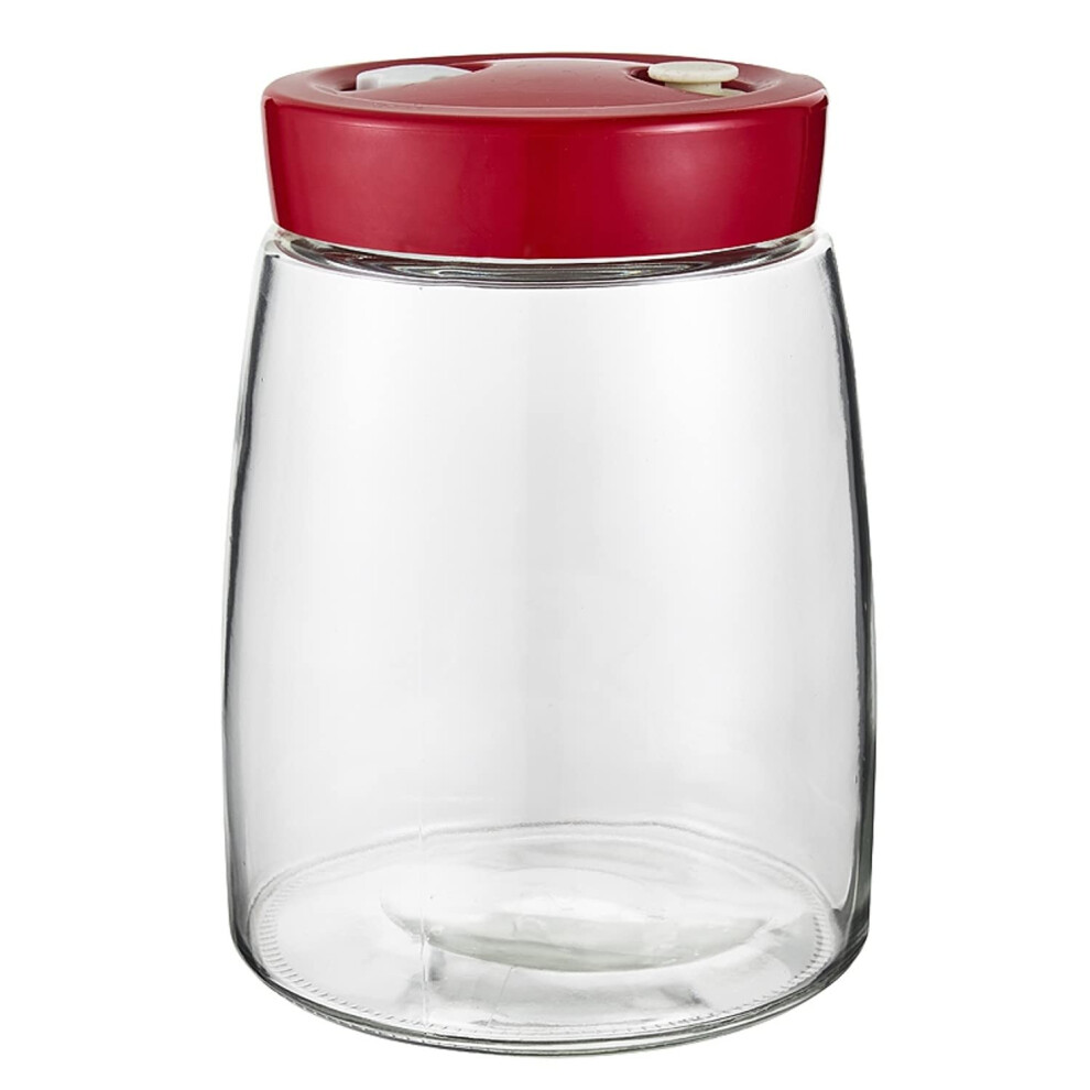 Lakeland Fermentation Jar With Air-Release Valve 1.4L – Ideal For Kimchi & Sauerkraut