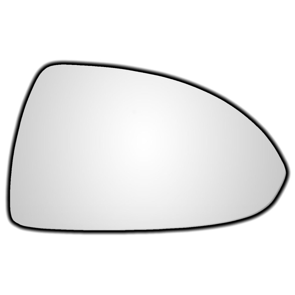 Wing Mirror Glass Replacement Right Driver Side - Compatible With Vauxhall Corsa D E 2006-2019 - To Stick On - Car Convex Mirror - Car Wing Mirrors & 8458342377953