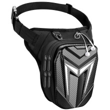 Mohard Motorcycle Leg Bag with LegStrap, Thigh Bag for Women Men, Splash-Resistant Motorbike Leg Bags, Sturdy EVA Motorcycle Tank Bags, Expandable St