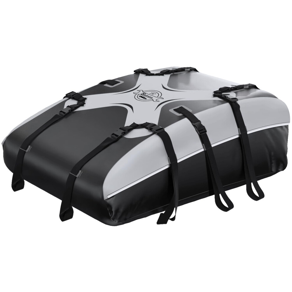 Sailnovo Car Roof Bag Roof Box,580L/20 Cubic Waterproof Rooftop Cargo Carrier Bag With Anti-Slip Mat,Security Lock,6 Door Hooks Fit Without Roof Bars 4214027599140