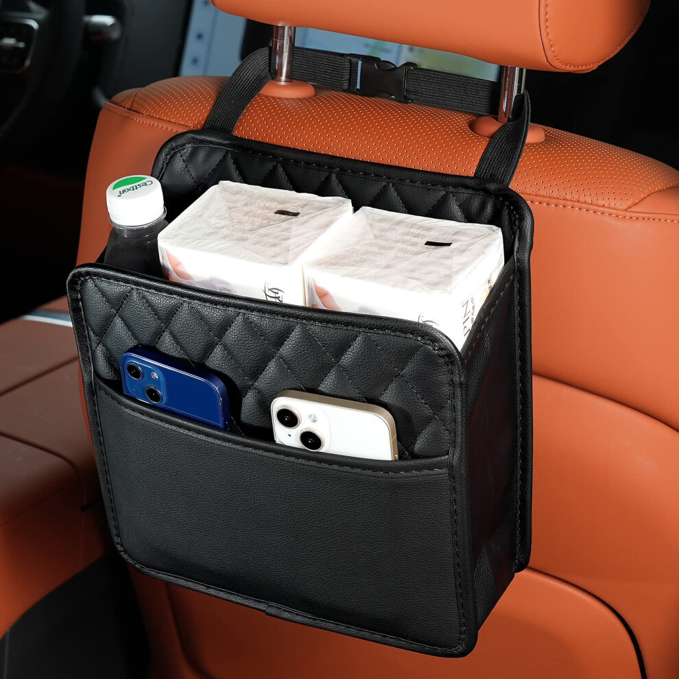 Tetupga Car Seat Back Hanging Bag Car Document Holder Multi-Pocket Bottle Bag Storage Box Organizer Travel Tidy Pouch Pocket Kids 5007127019743