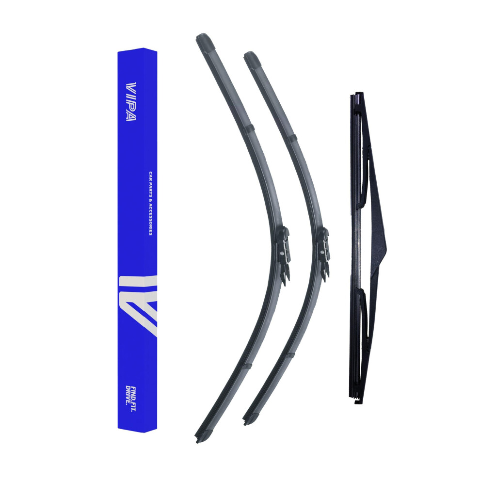 Vipa Car Parts Premium Wiper Blade Set | Fits: Vauxhall Corsa E Hatchback (Oct 2014 To Nov 2019) | All-Weather Performance | Durable, Streak-Free Win 9081691615224