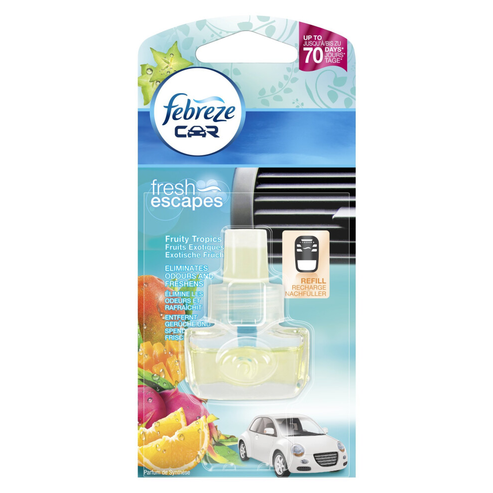 Febreze Car Air Freshener Refill, 7 Ml, Pack Of 2