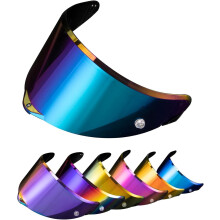 PSLER Helmet Visor for AGV Pista GP RR Pista GPR CORSA-R RACE 3 RACE 2,Tinted Visor Motorbike Helmet Face Shield Accessories(Rainbow)
