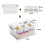 17 QT Plastic Storage Box with Removable Tray Art Supply  Organizers and Storage Stackable Storage Container 9