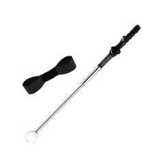 Wysuwany Trenażer Zamachu Golfowego z Opaską na Ramię - Kij do Ćwiczeń Click Stick, Kij do Ćwiczeń Zamachu Golfowego dla Praworęcznych