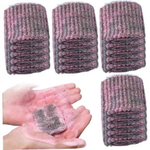 Steel Wool Soap Scrubber Pads, 20Pcs Pre-Soaped Scouring Pads, Effective and Cleansing Scouring Pads for Cleaning Pots Pans Tw