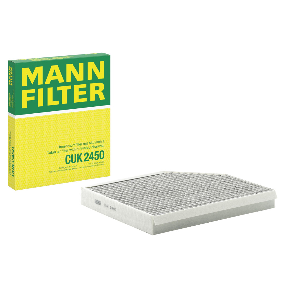 Mann-Filter Cuk 2450 Cabin Air Filter - Pollen Filter With Activated Carbon - For Cars + Transporters 9109813841129