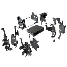 Adaptador de fachada 2-DIN para Toyota 2000-> negro