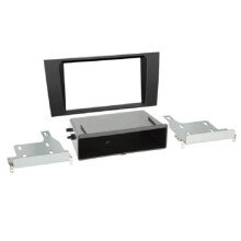 Soporte de autoradio - ADNAUTO - A4 - Negro - Con bolsillo - No universal