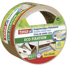 Fita adesiva dupla face - TESA - PRO NATURE - 5 m x 50 mm - Ecológica - Multiusos