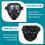 4X Auto Darkening Welding Glasses Adjustable Band Detachable  Mask Impact Split Type Face Protector 6