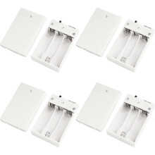 stk. bærbar USB-batteripakke for 5V LED-lys - batteridrevet strømforsyningsomformer, ideell for innendørs og utendørs bruk