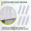 6 Sets Horizontal Blinds Replacement Slats, White Horizontal Blind Repair Tabs, White Blind Fixers for Horizontal 10