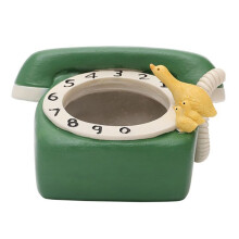 Flower Pot Retro Phone Succulent Plant Container Home Garden Decoration Desktop Ornaments Flower Bonsai