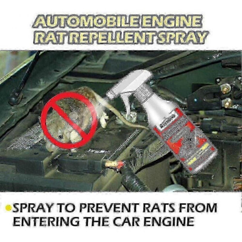 3-Pack Natural Rat and Mouse Repellent Spray for Automobile Engine Protection 2