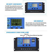 Intelligent 50A Solar Controller Panel