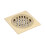 Square Floor Drain Brass Grate Bathroom Shower 20