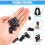 60-Pack Sock Clips for Laundry, Portable Sock Holders with Hooks for Washing Machine and Dryer 2