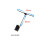 Receptor ELRS 2.4G com Protocolo CRSF, 500mW, 20dBm, Conector de Antena IPEX1 para Drones de Corrida FPV 6
