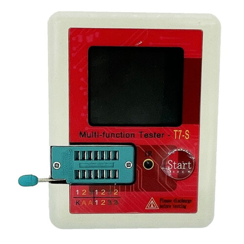 New -TC7S High-Precision Transistor Tester Full-Color Screen Component Multimeter Capacitance Resistance Tester 1