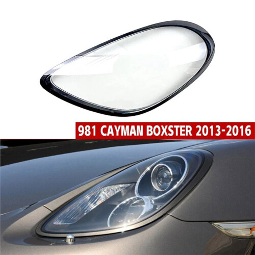 Pour  Boxster Cayman 981 2013-2016: Cache-Phare Transparent, Coque de Phare Avant 2