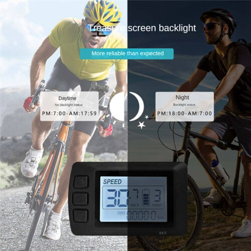Ebike LCD-M3 Display 24V36V48V SM Connector Connector Display Suitable for Electric Bicycle  Control Panel 2