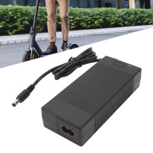 36V 2A DC-Ladegerät 5,5x2,5mm EU-Stecker 100-240V Schwarz