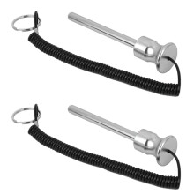 2X Fitness Gym Weight Stack Selector Aluminum Magnetic Weight Stack Pin Strength Training Equipment Silver