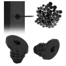 30 Degree Cable Railing Kit,1/8" Cable Railing Post Protector Sleeves for 1/8" 5/32" 3/16" Wire Rope, for Metal Posts