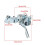 Motorcycle Throttle Control Lever Engine Speed Control Bracket Link Rod Control Spring Kit for  GX 120 160 200 6