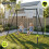 Balançoire Double de Jardin HyperMotion pour Enfants avec Sièges Réglables et Structure Acier 2