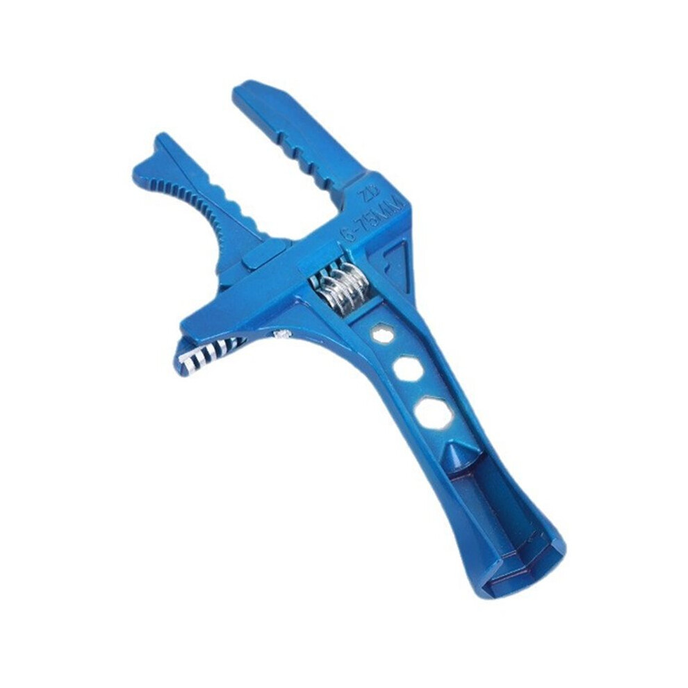 Adjustable Wrench 6-75Mm - Multifunctional Aluminum Alloy Spanner For Diverse Plumbing Tasks 6033419936251