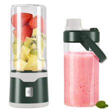 Multifunctional Portable Electric Blender - USB Rechargeable, Ideal for Milkshakes and Juices Green