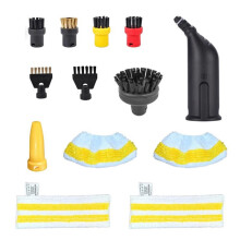Kit di Accessori per Pulitore A Vapore per : Ugelli, Spazzole, Panni. Compatibile con I Modelli SC1, SC2, SC3, SC4 e SC5.