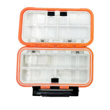 Waterproof Fishing Tackle Box Fishing Tool Storage Box Fish Hook Lure Fake Bait Boxes Carp for Fishing Supplies Orange