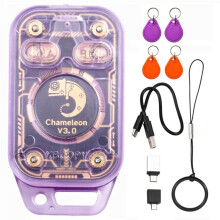 Chameleon V3.0 RFID Chip-Läsare Card Emulator ID IC Taggkopiator NFC-Läsare Skrivare + 2 XUID/CUID Nyckelring