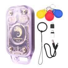 Chameleon V3.0 RFID Chip Reader Card Emulator NFC Reader Writer+3XUID Keychain ID IC 125K 13.56M Tag Copyer