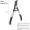 Multifunctional Circlip Pliers Retaining Ring Pliers Internal External Snap Ring Pliers Spring Pliers Hand Tool A 6