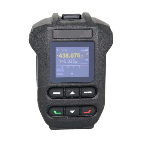 Microfono da Spalla per Walkie Talkie per VR-N7600/N7500/N76, Microfono Portatile Wireless  con Display.