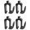 4 Pack Multifunctional Side Hooks for Baby Strollers Space-Saving Station Wagon Hooks with Sturdy Design 1