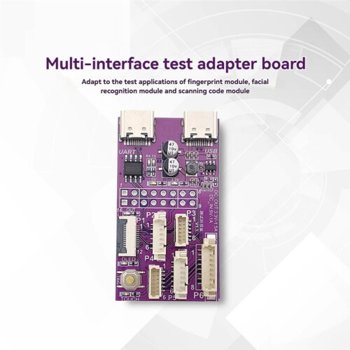 Fingerprint Module Face Module Development Test Board, Barcode Scanning Module Test Board Multi-Interface Adapter Board 2